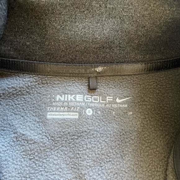 Nike Therma-FIT women golf gray long sleeve top - Picture 3 of 5